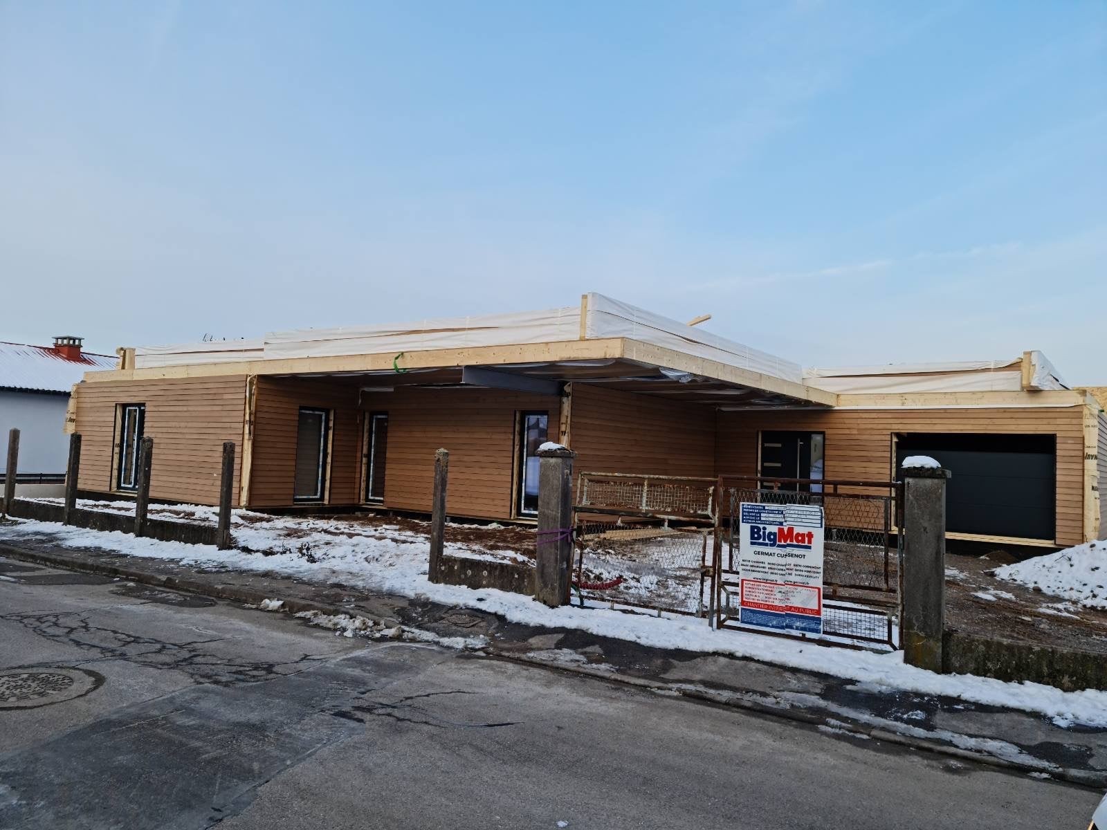 Extension de maison plain-pied en ossature bois